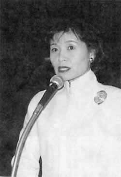 奥谷禮子氏の写真